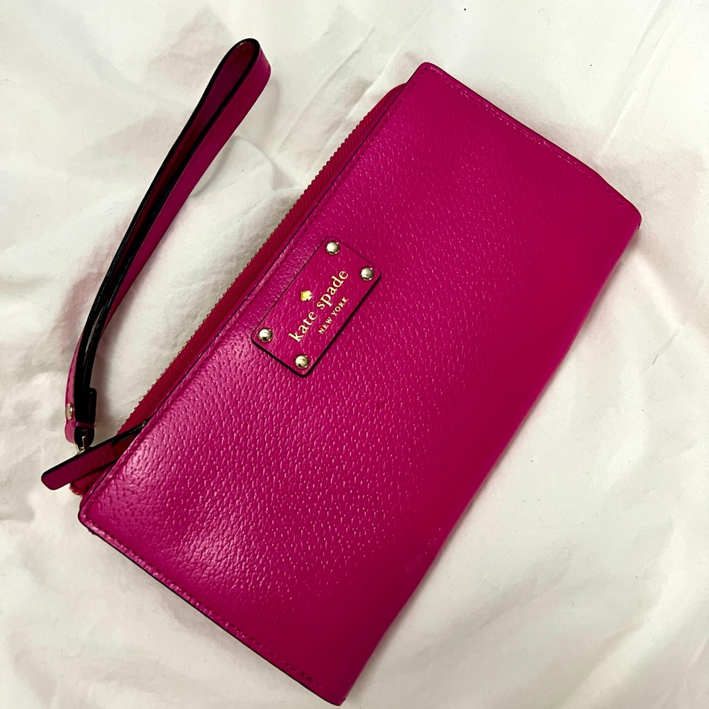 Kate Spade Wristlet Wallet - Hot Pink
